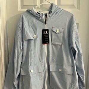 Under Armour men's sear sucker zip jacket NEW WITH TAGS XL